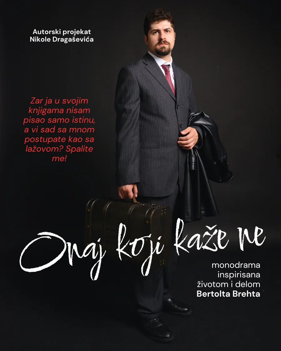 Plakat predstave „Onaj koji kaže ne“